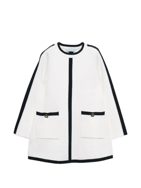 Abel & Lula contrast-trim A-line dress