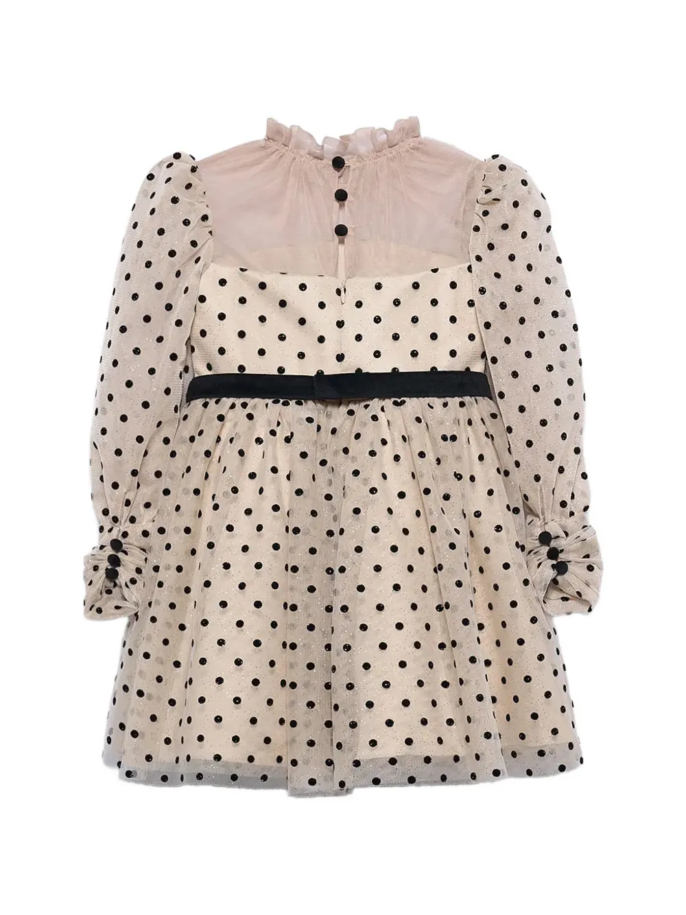 Abel & Lula Jurk met stippen Beige