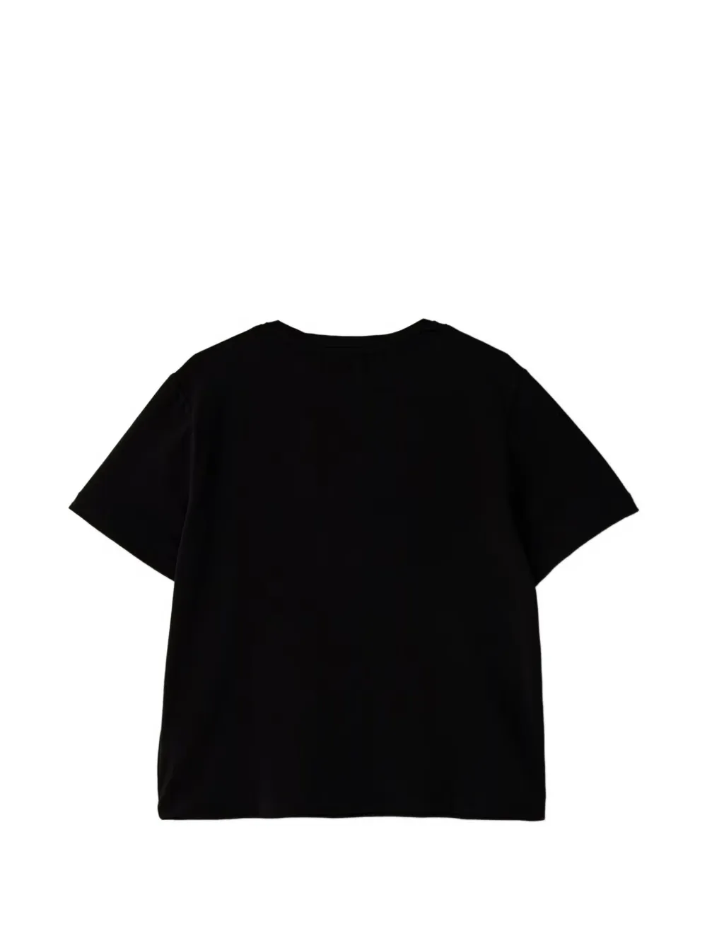 Elisabetta Franchi Kids T-shirt met logopatch Zwart