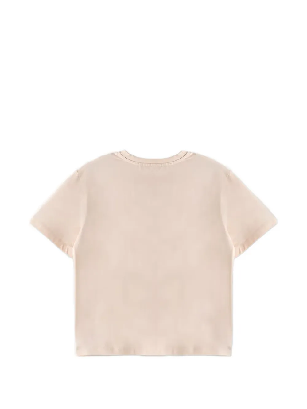 Elisabetta Franchi Kids T-shirt met logopatch Roze