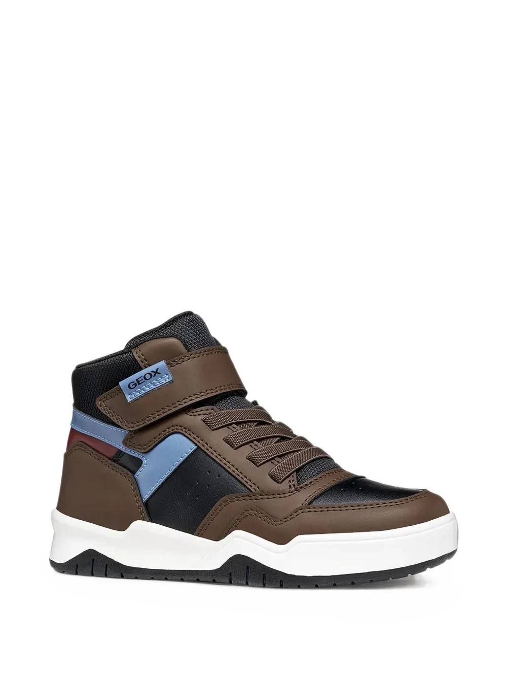 Geox Kids Perth touch-strap sneakers - Marrone