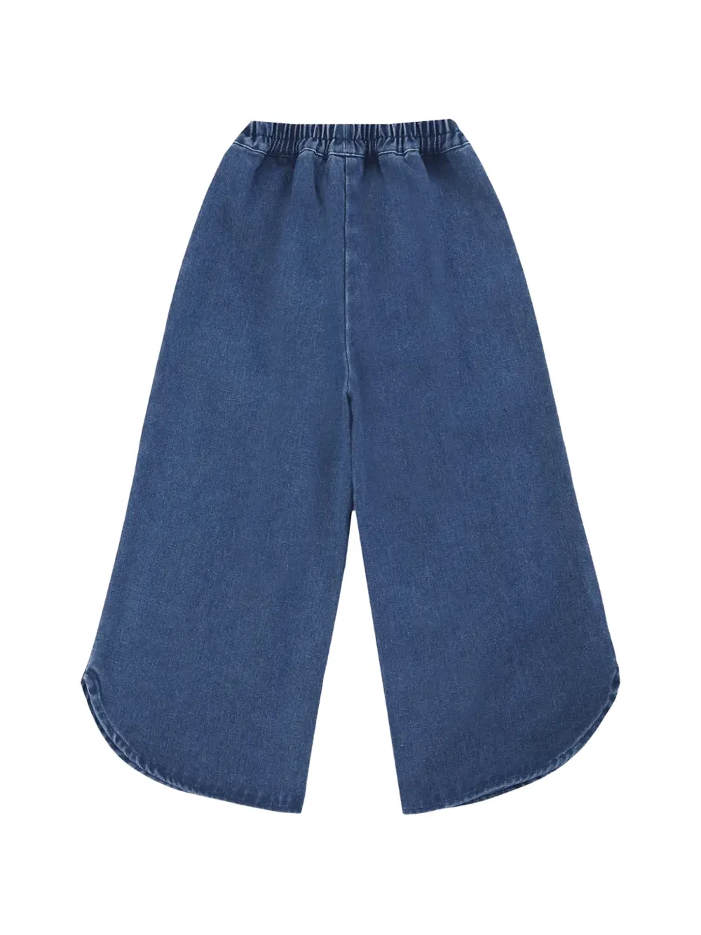 Donsje Hauke jeans met elastische tailleband en gewelfde zoom Blauw