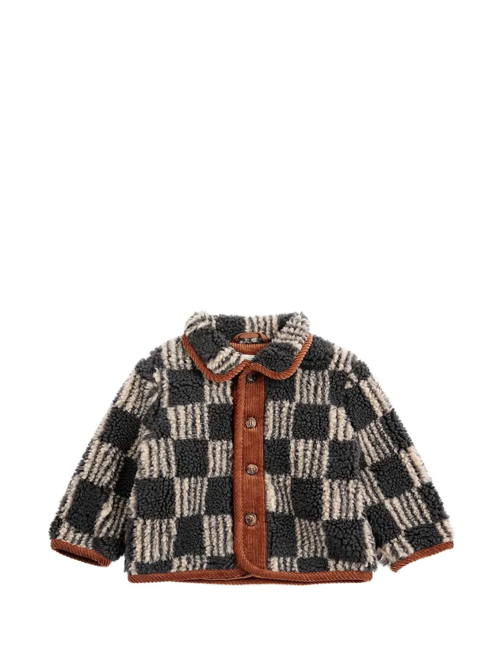 Bobo Choses veste Almost Moiré en polaire - Gris Bobo Choses veste Almost Moiré en polaire - Gris