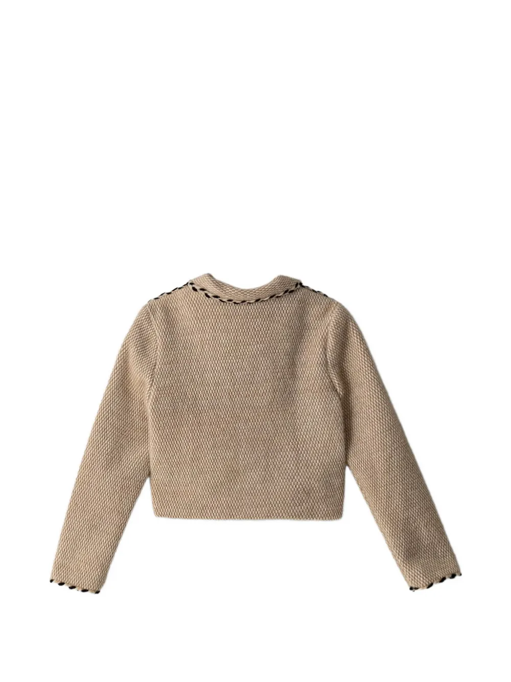 Abel & Lula Jack met dubbele rij knopen en gevlochten afwerking Beige