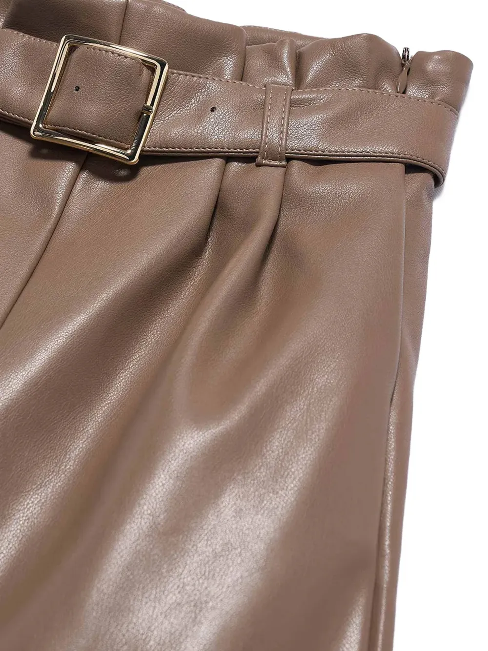 Abel & Lula Broek met ceintuur en paperbag-taille Bruin