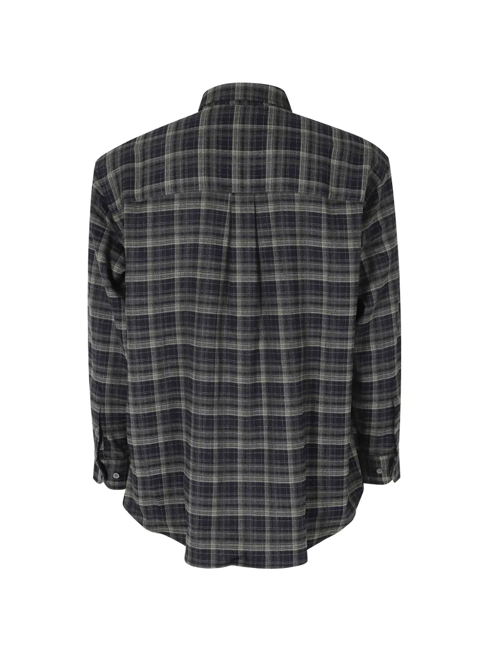 DUNST Geruit overhemd met button-downkraag Blauw
