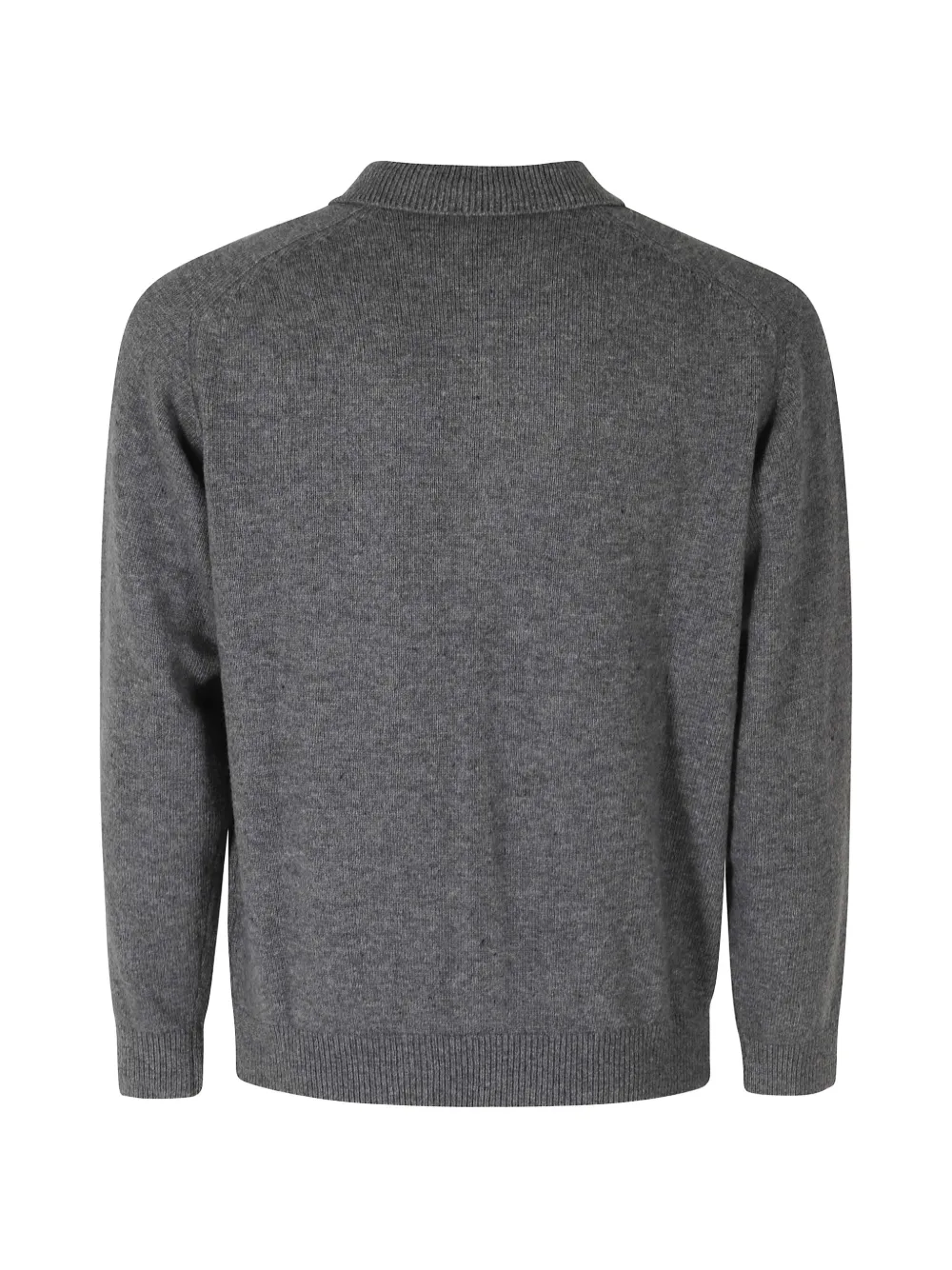 DUNST Vest met raglan mouwen en kraag Grijs