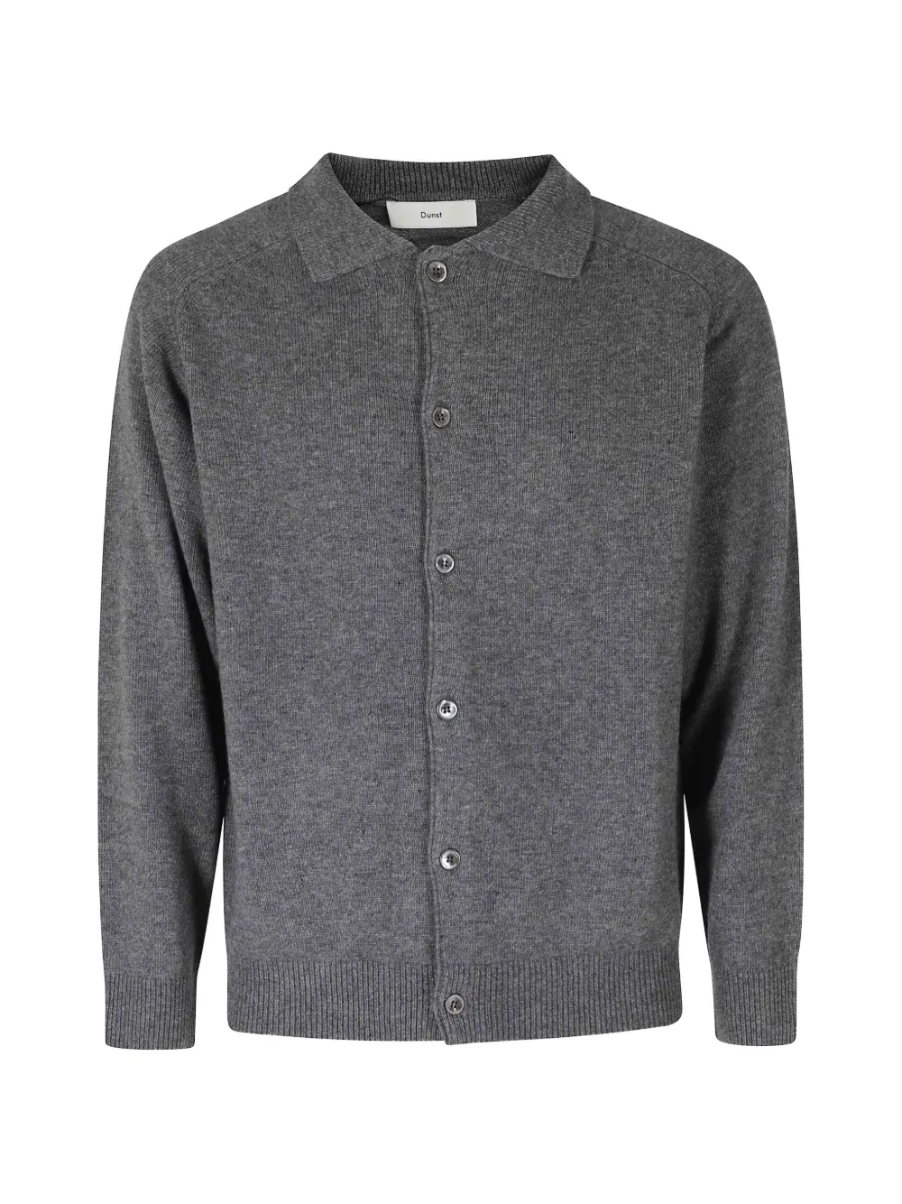 DUNST collared raglan-sleeve cardigan