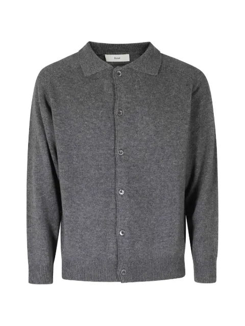 DUNST collared raglan-sleeve cardigan