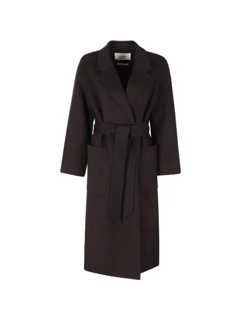 IVY OAK Iocelia belted hand-stitched coat