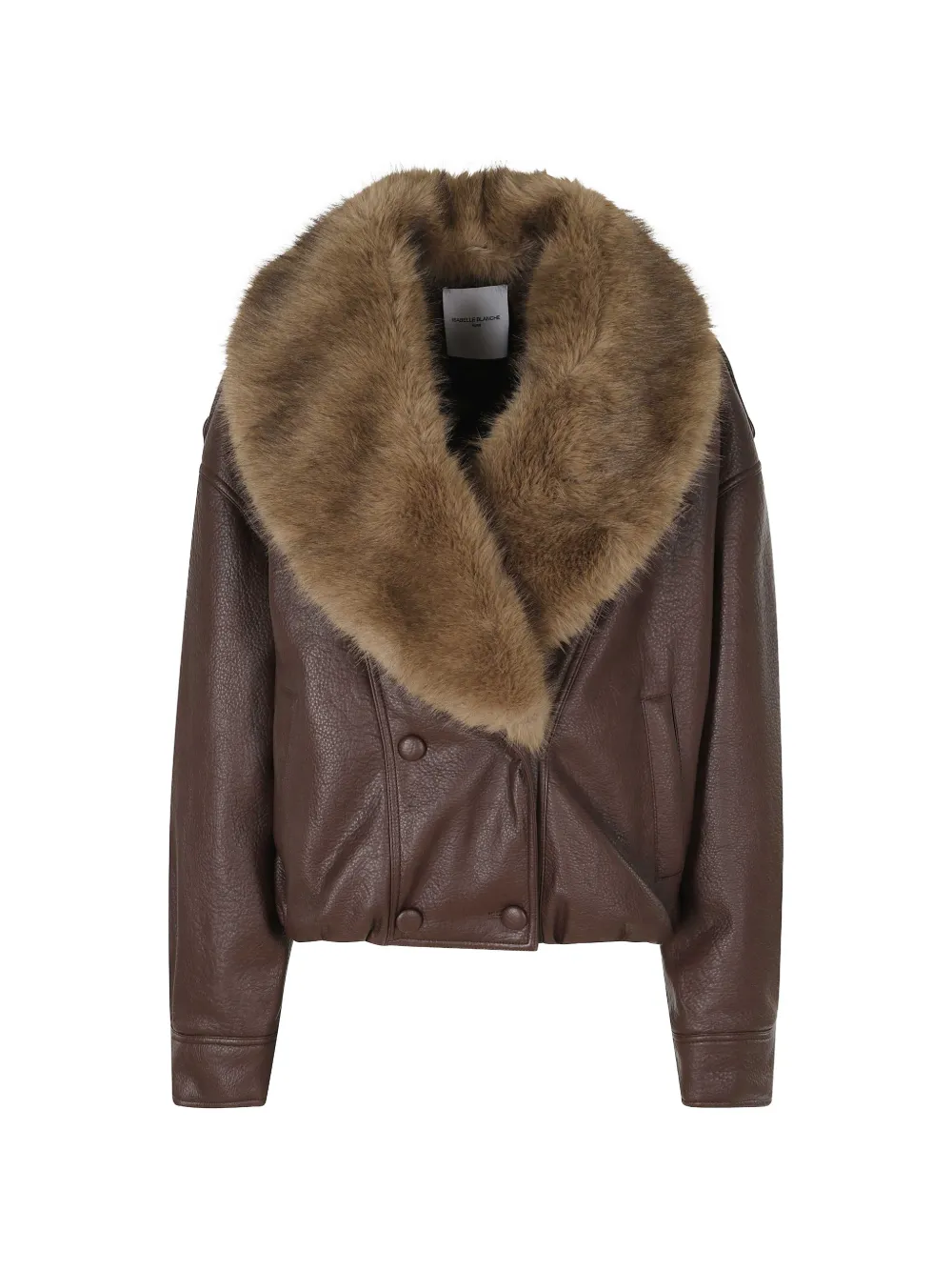 Isabelle Blanche faux-fur collar jacket