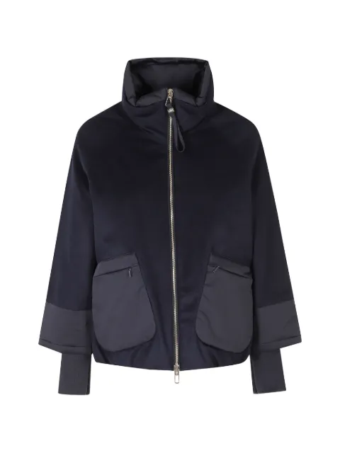 Duno panelled zip-up jacket