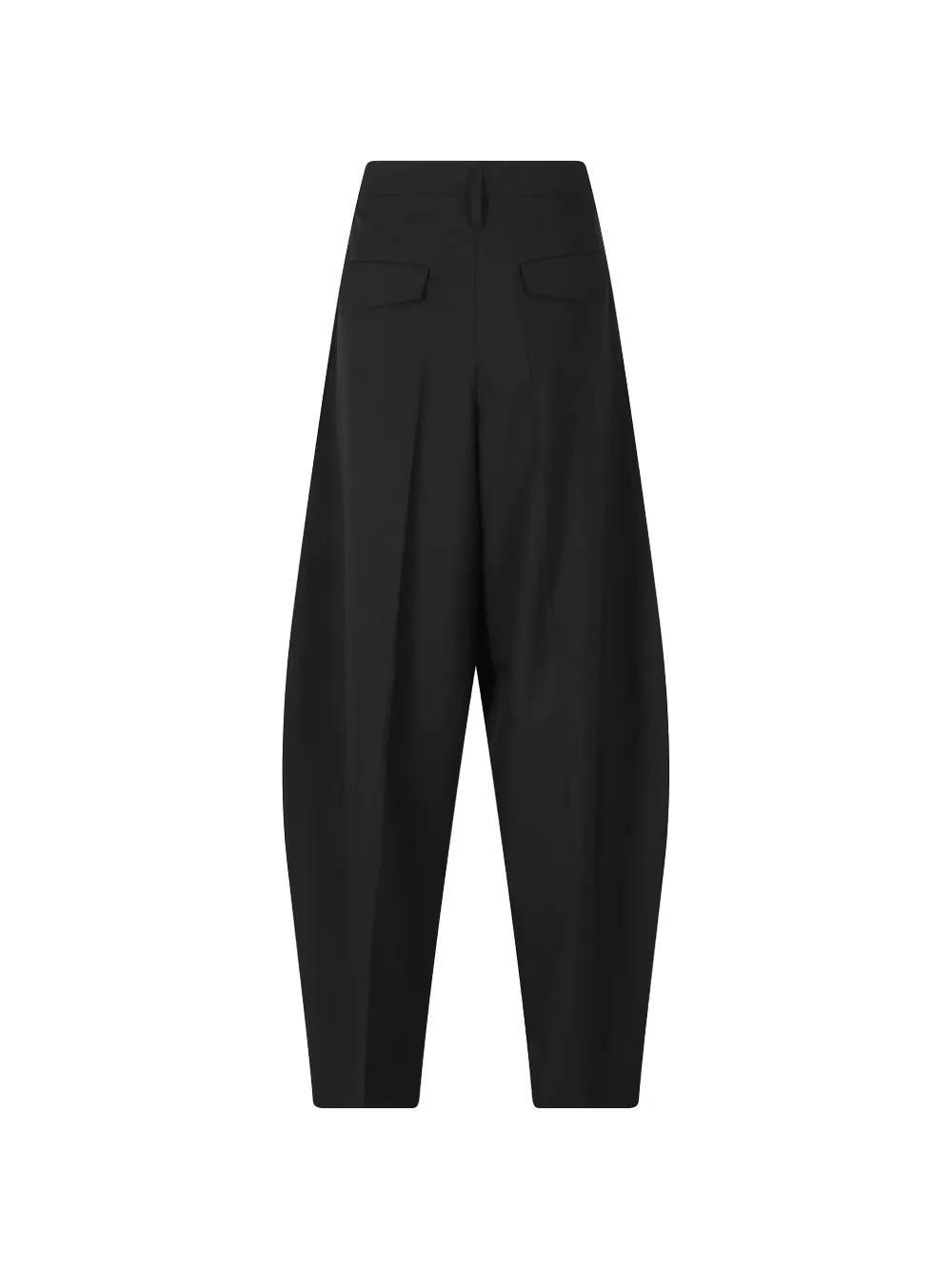 HERSKIND Dante pleat-detail tapered trousers Zwart
