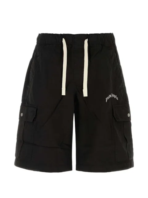 Palm Angels logo-print cargo shorts