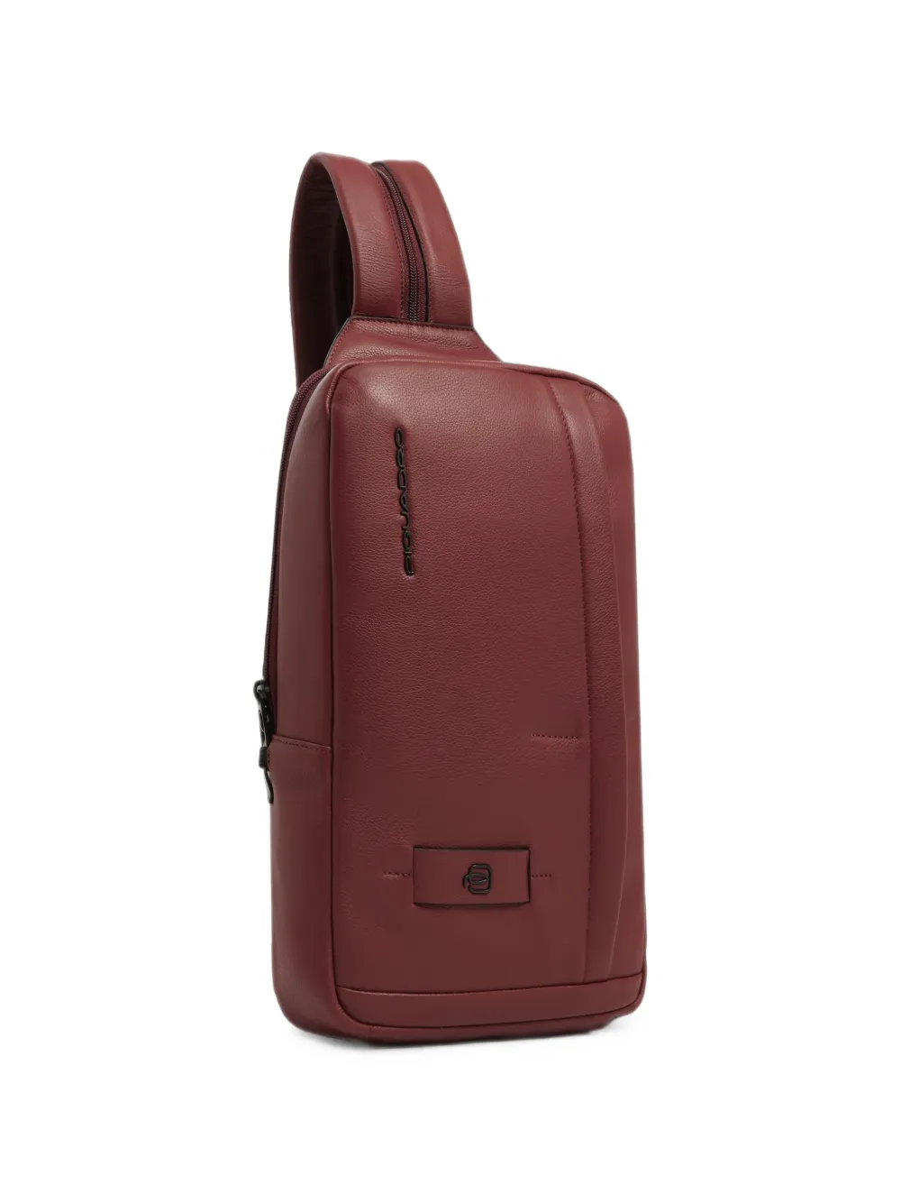 PIQUADRO Verstelbare leren sling tas Rood