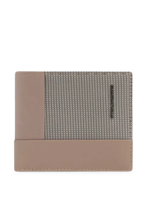 PIQUADRO logo-plaque bi-fold wallet
