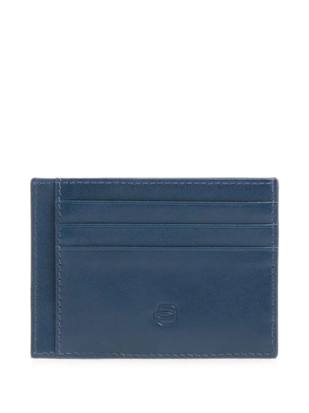 PIQUADRO Victor pasjeshouder met logo-plakkaat Blauw