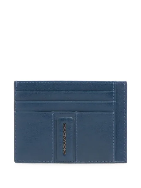 PIQUADRO Victor logo-plaque cardholder