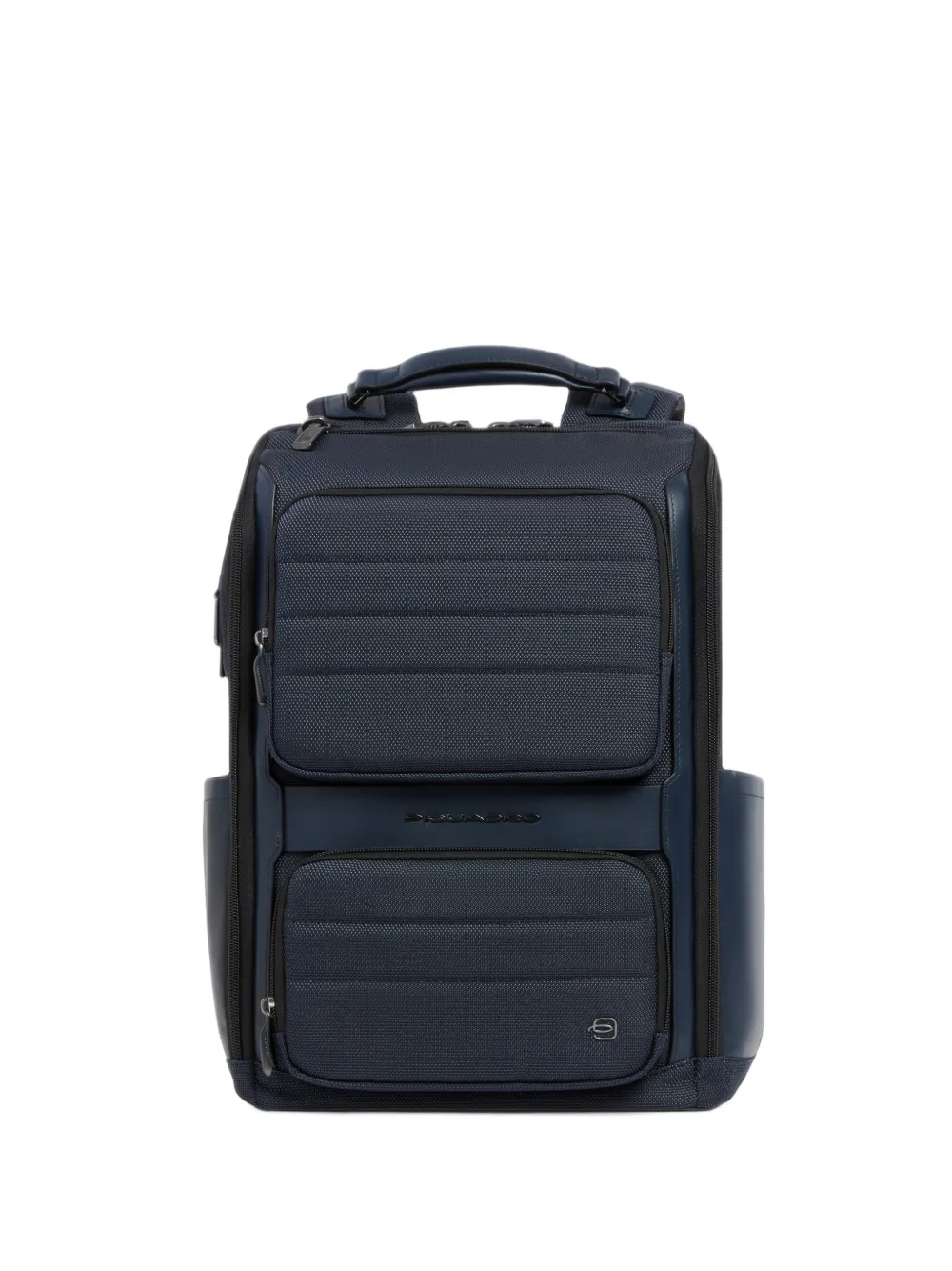 PIQUADRO Oberon quilted panelled backpack - Blu