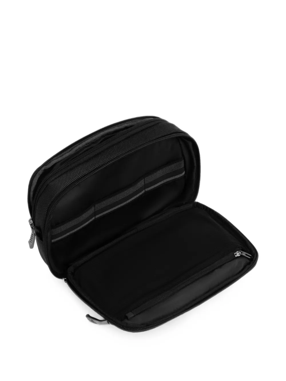 PIQUADRO Clutch met logoplakkaat Zwart