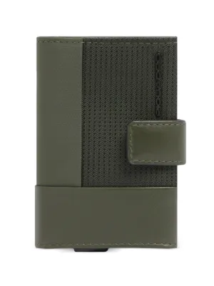 Comme Des Garçons Wallet Classic Group Stitched Cardholder | Green