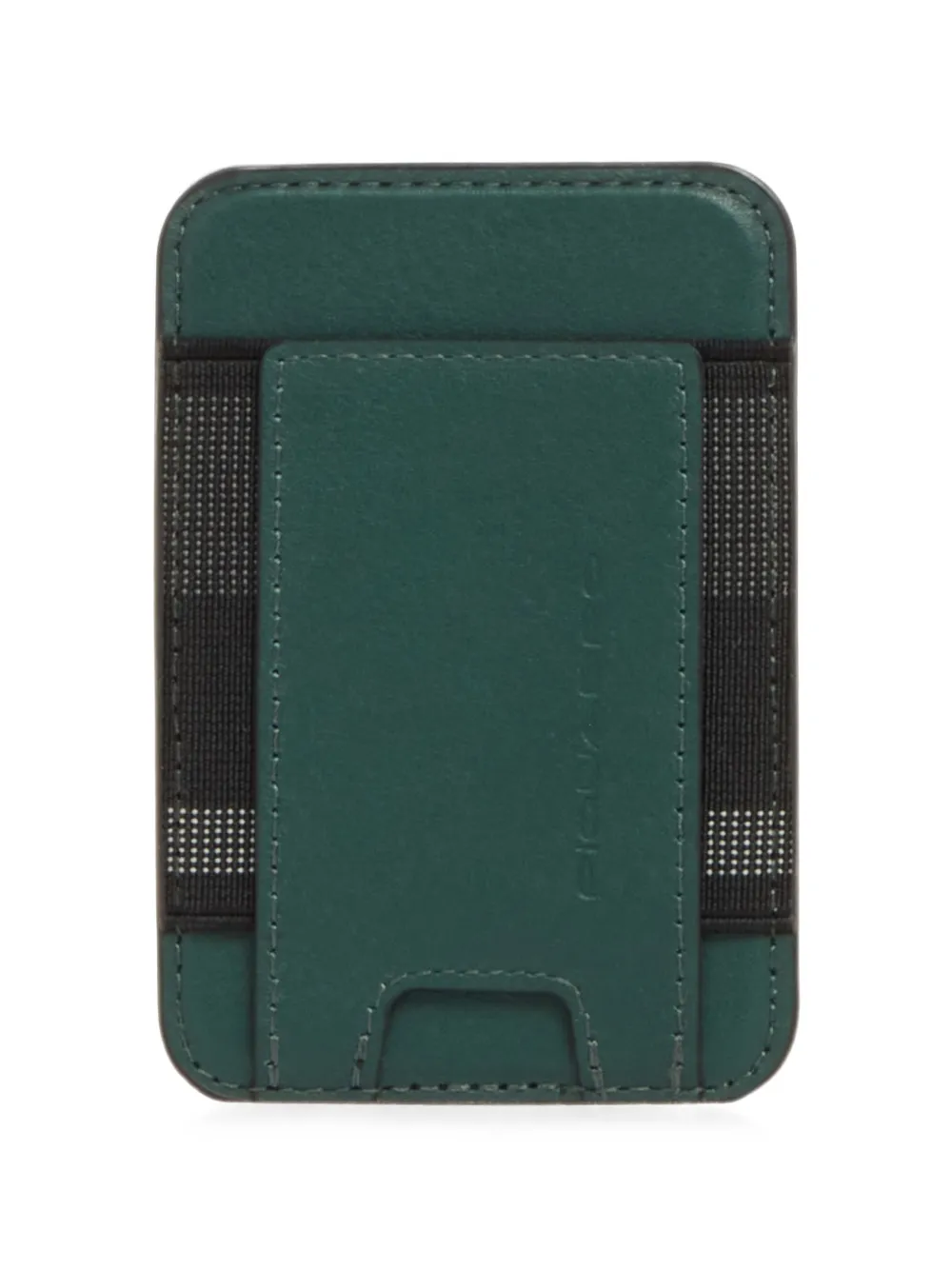 PIQUADRO MagSafe® elasticated leather cardholder · One Size