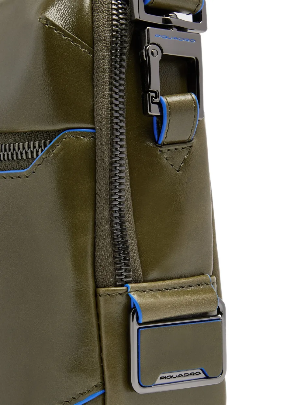 PIQUADRO Crossbodytas met logoplakkaat Groen