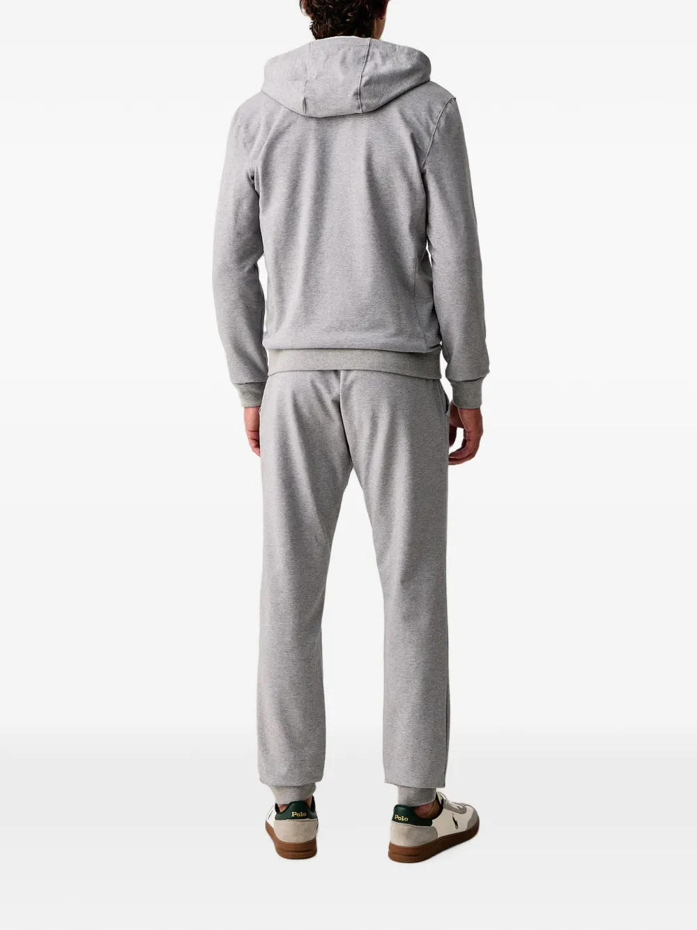 Aeronautica Militare Hoodie met geborduurd logo Grijs