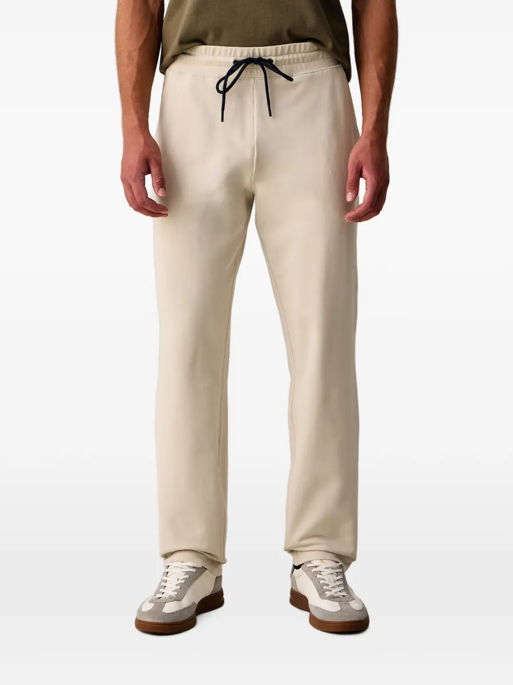 Aeronautica Militare pantalon de jogging à logo brodé - Blanc