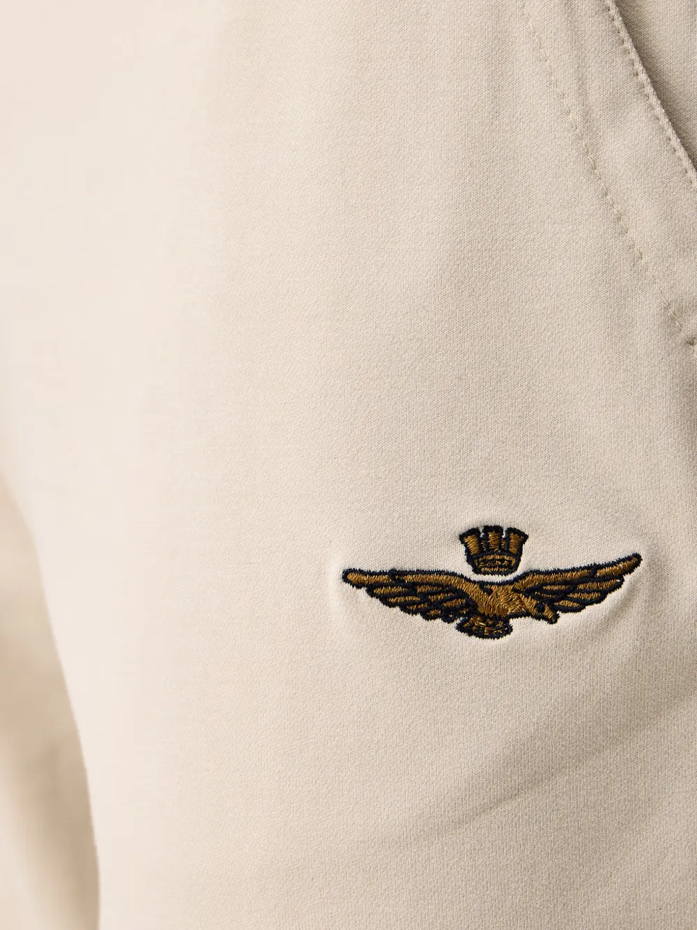 Aeronautica Militare Trainingsbroek met geborduurd logo Wit