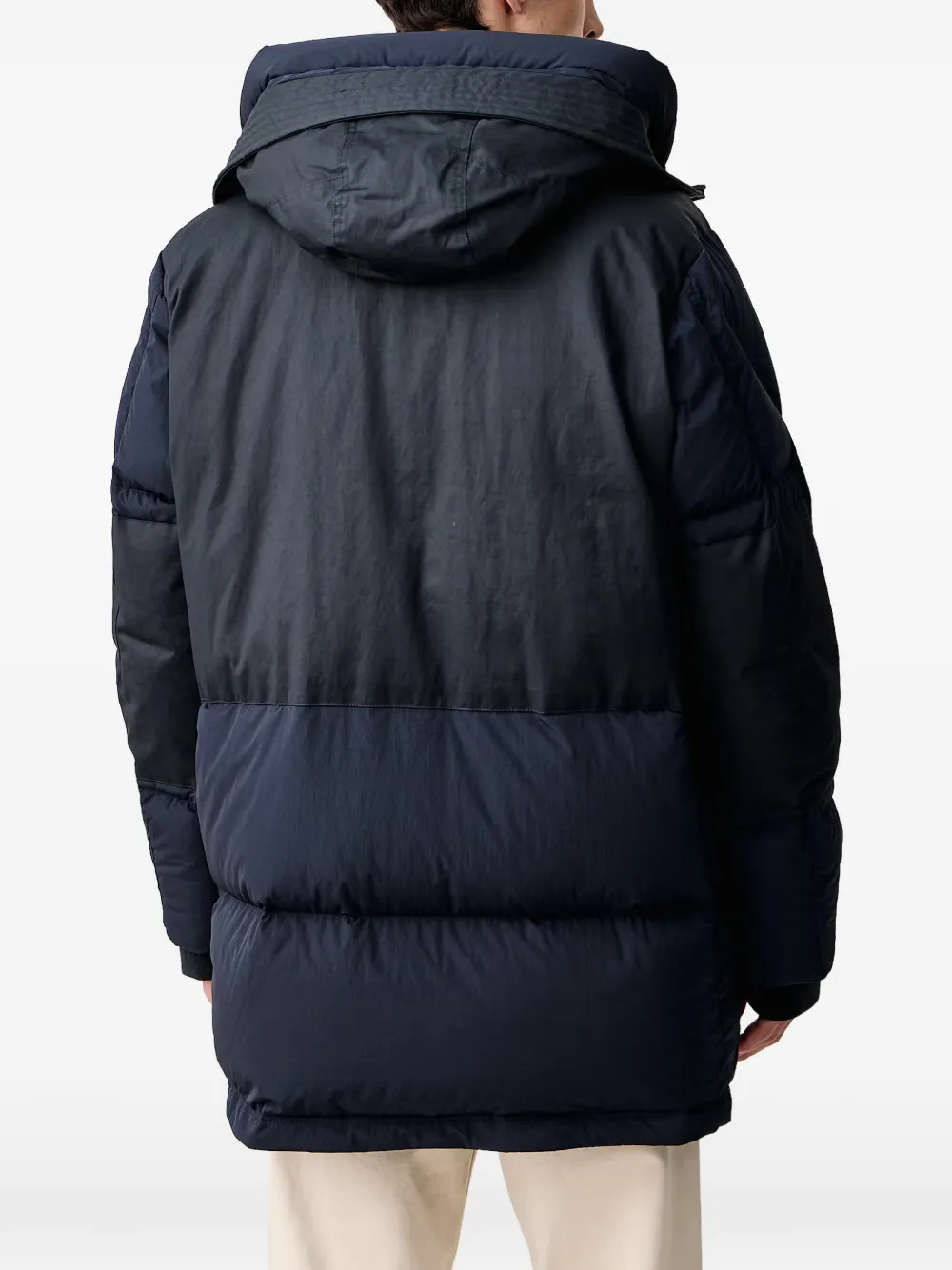 Aeronautica Militare Gewatteerde jas met capuchon Blauw