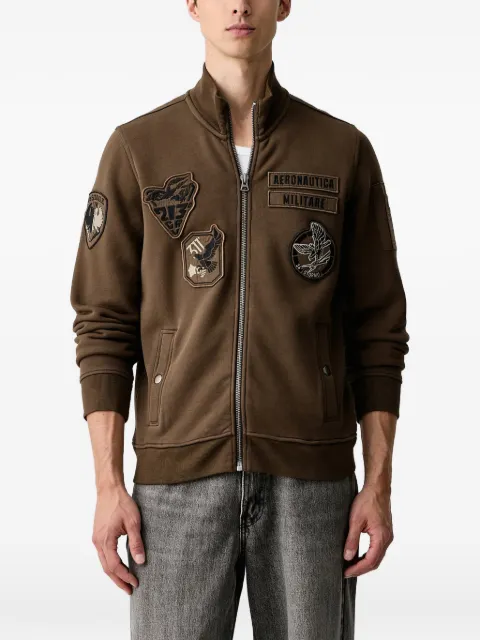 Aeronautica Militare sudadera con cremallera y parche