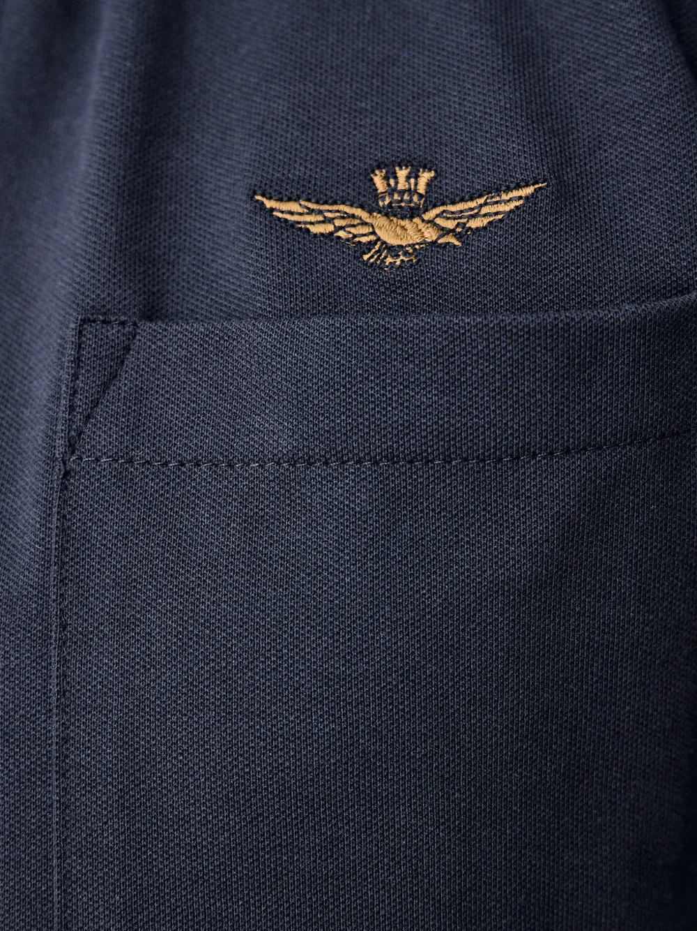 Aeronautica Militare Overhemd met borstzak Blauw