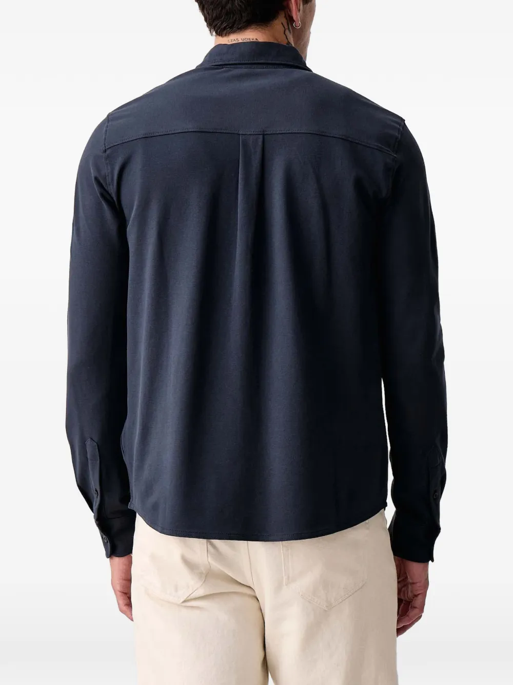 Aeronautica Militare Overhemd met borstzak Blauw