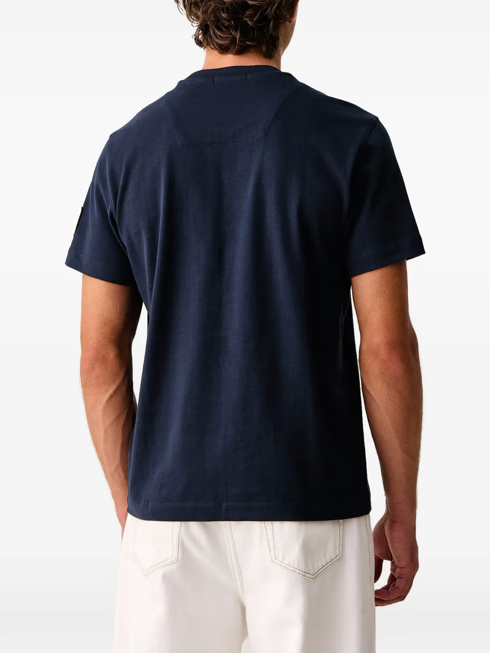 Aeronautica Militare T-shirt met patchdetail Blauw