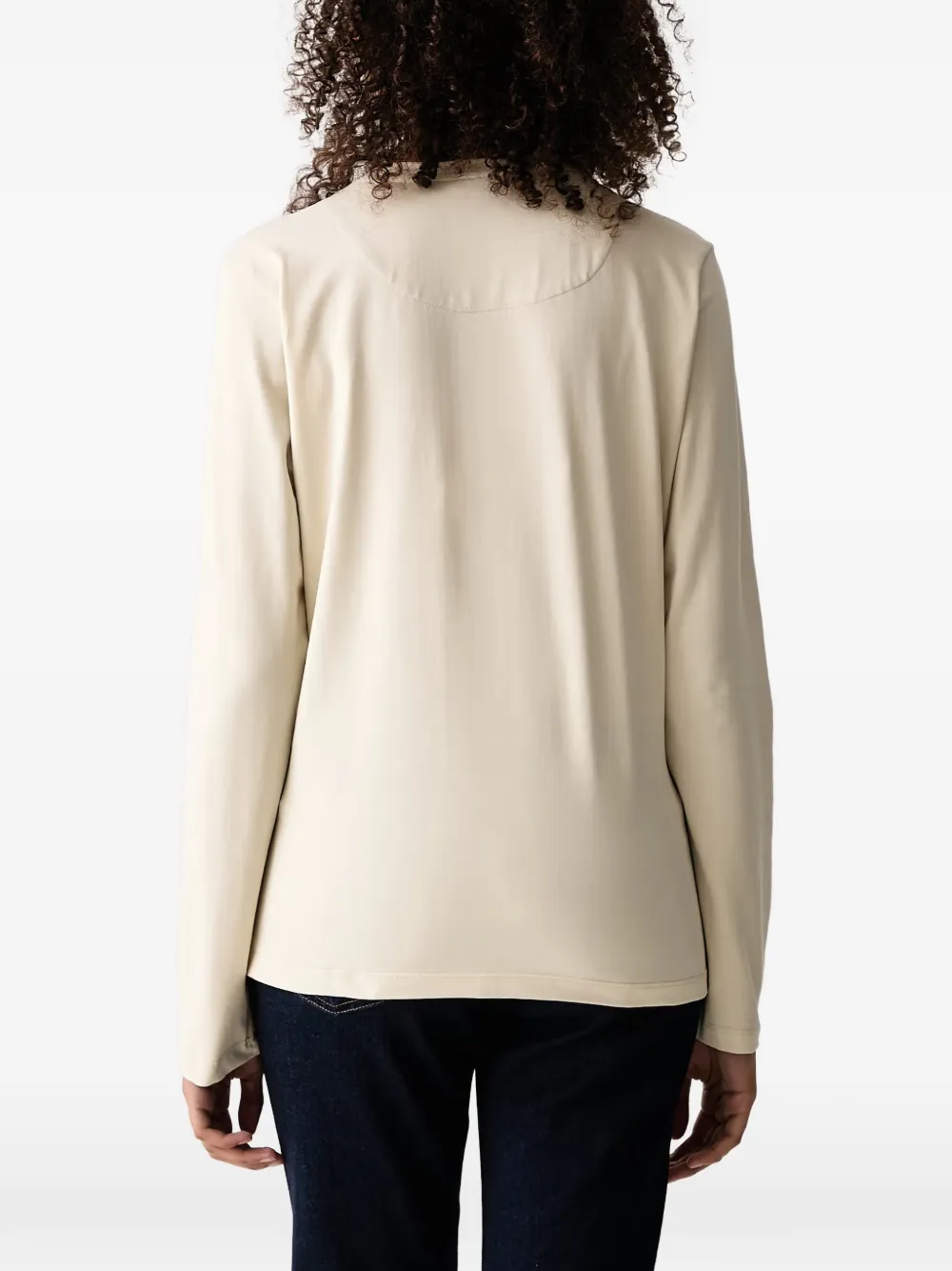 Aeronautica Militare T-shirt met lange mouwen Beige