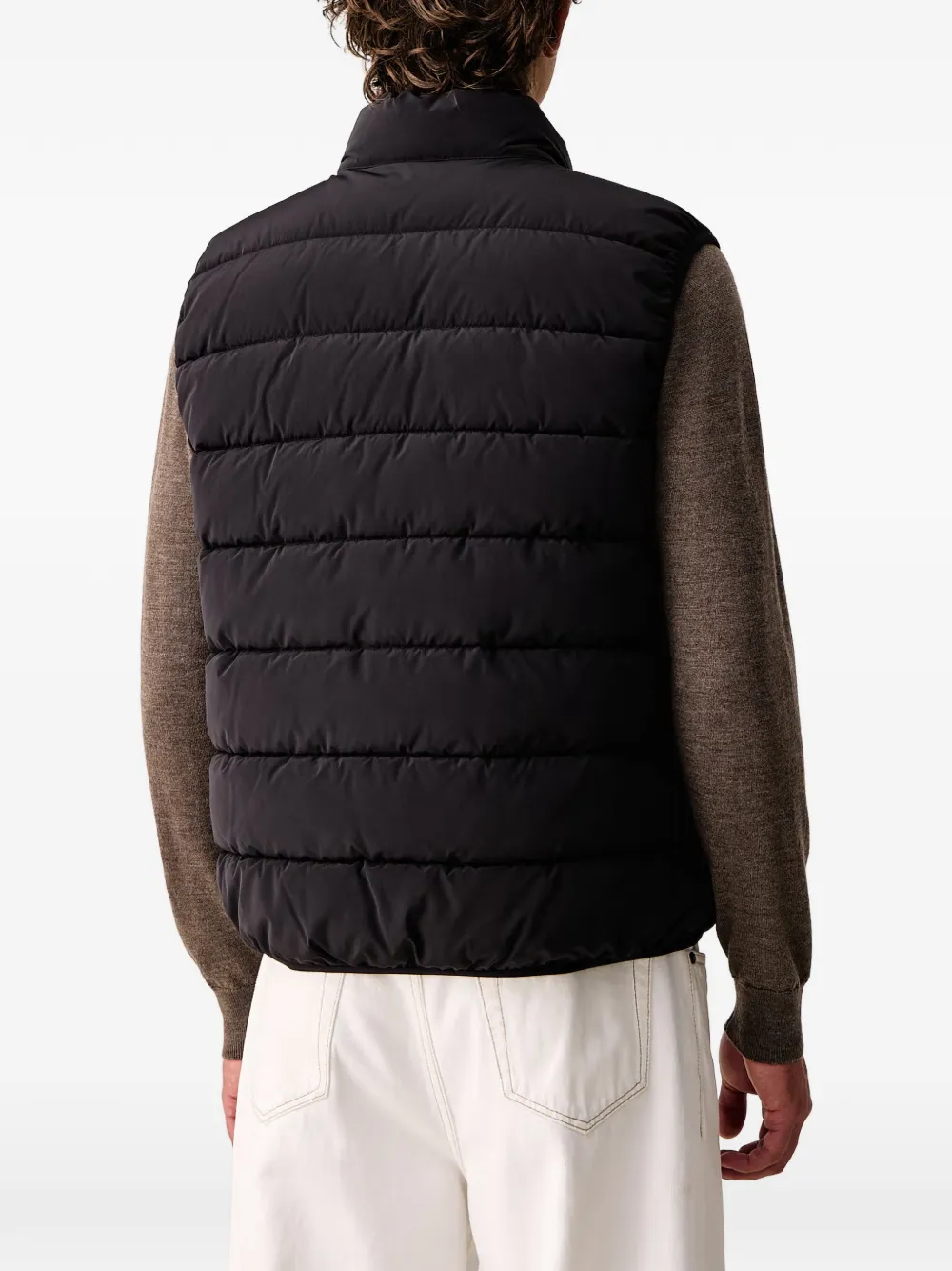 Aeronautica Militare Bodywarmer met logopatch Zwart