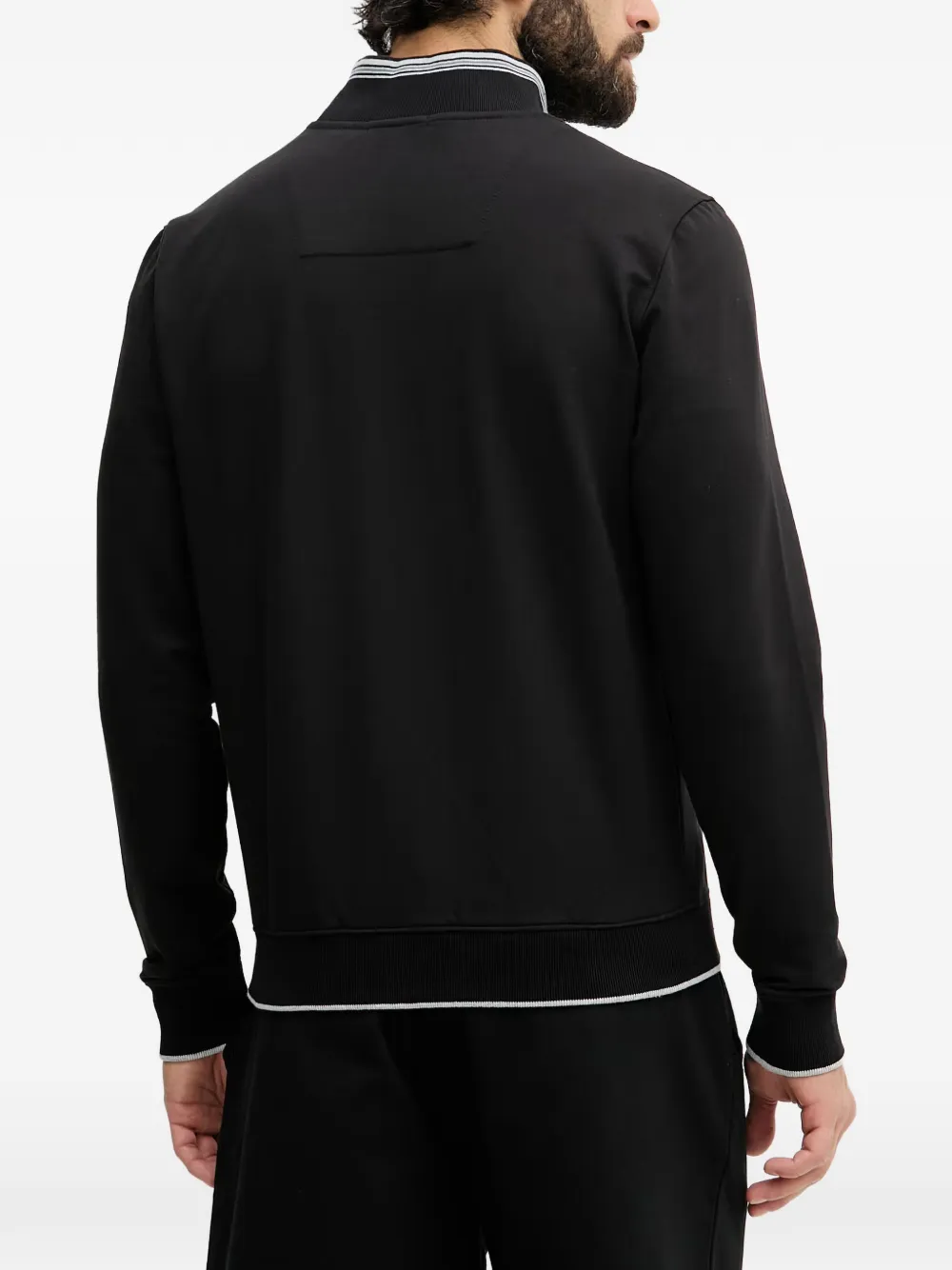 Aeronautica Militare Frecce Tricolori sweater met rits Zwart