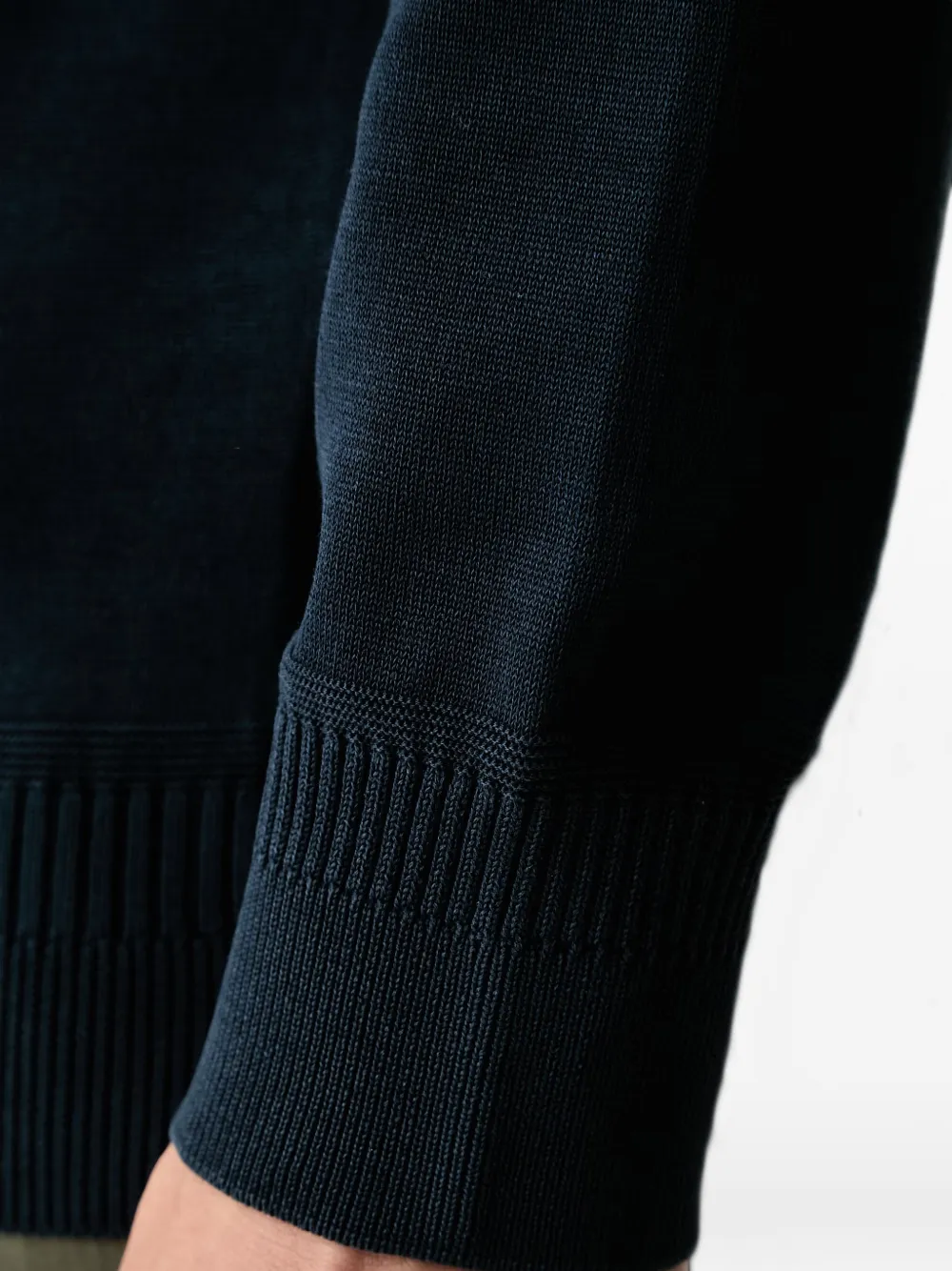 Aeronautica Militare Trui met geborduurd logo Blauw