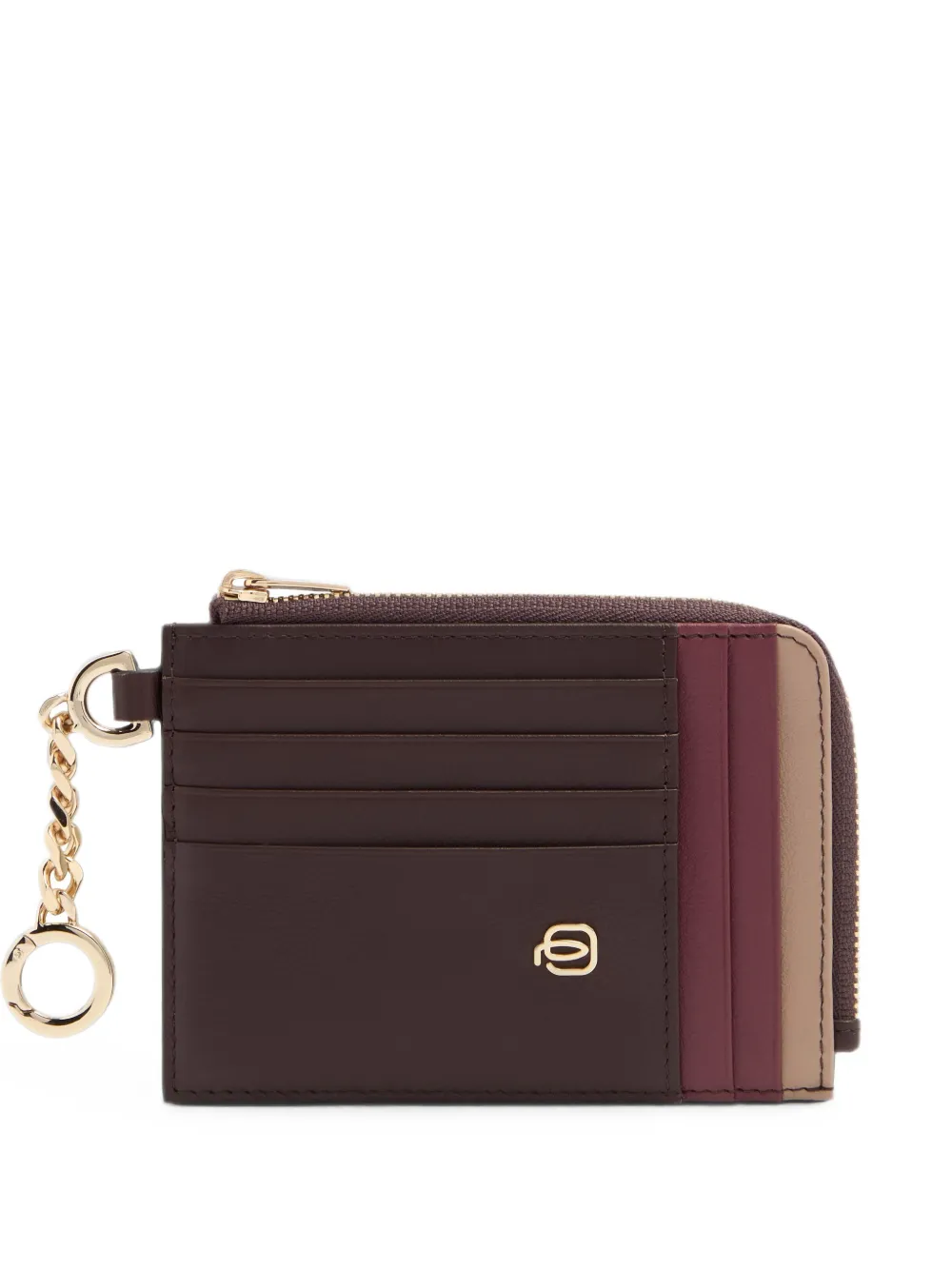 PIQUADRO keychain Card Holder, 8 Slots & RFID Protection - Rosa