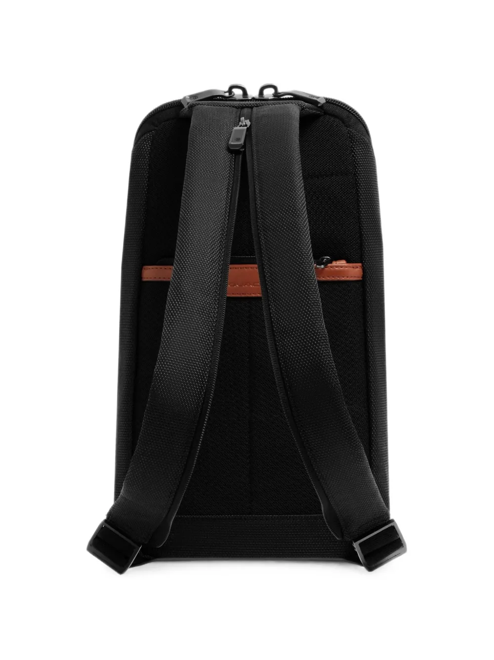 PIQUADRO Multifunctionele messengertas met logo-plakkaat Zwart