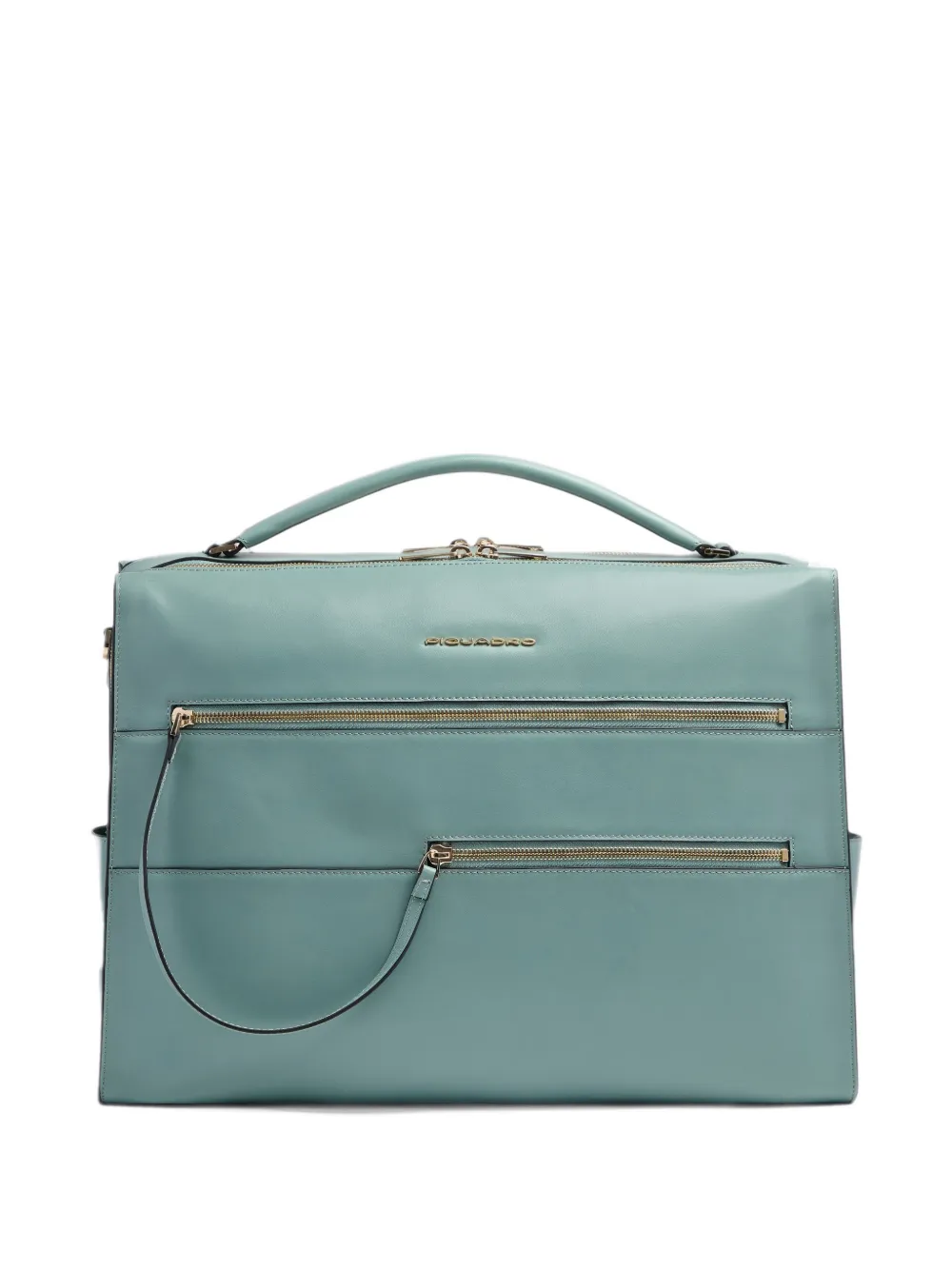 PIQUADRO Patricia leather laptop bag Blauw