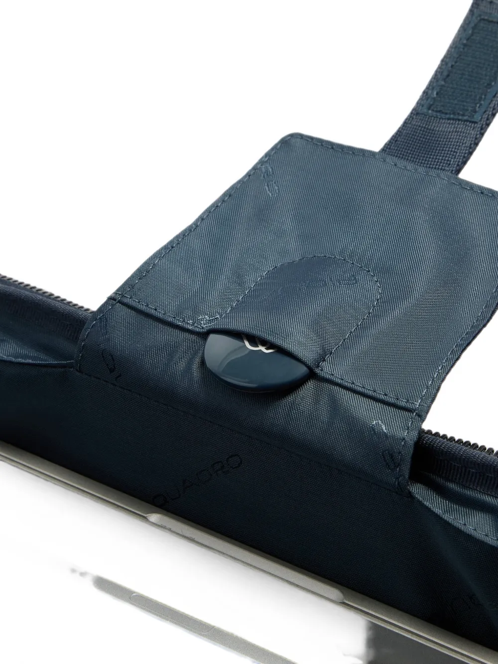 PIQUADRO Leren aktetas met dubbele rits Blauw