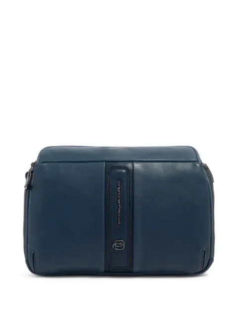 PIQUADRO Victor logo-plaque messenger bag