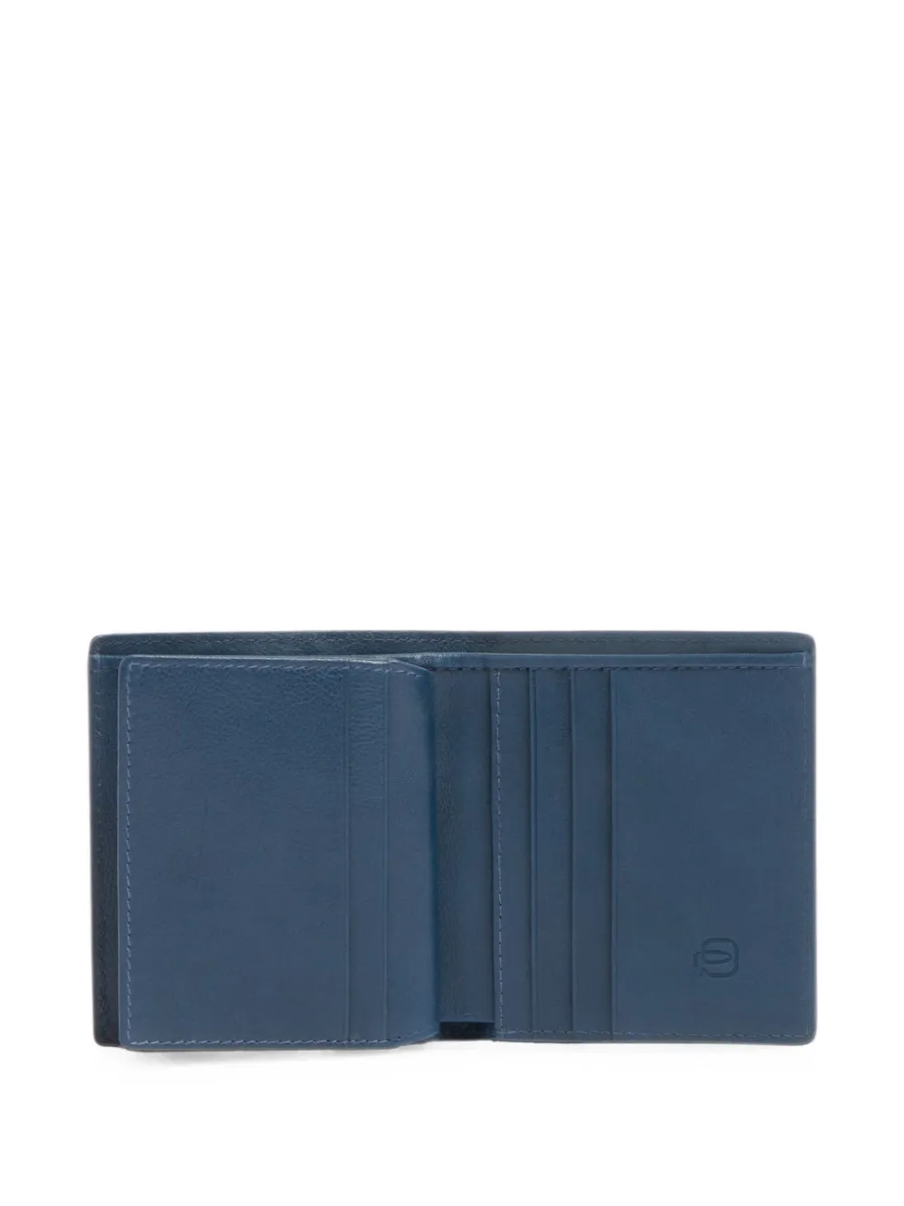 PIQUADRO Portemonnee met logoplakkaat Blauw