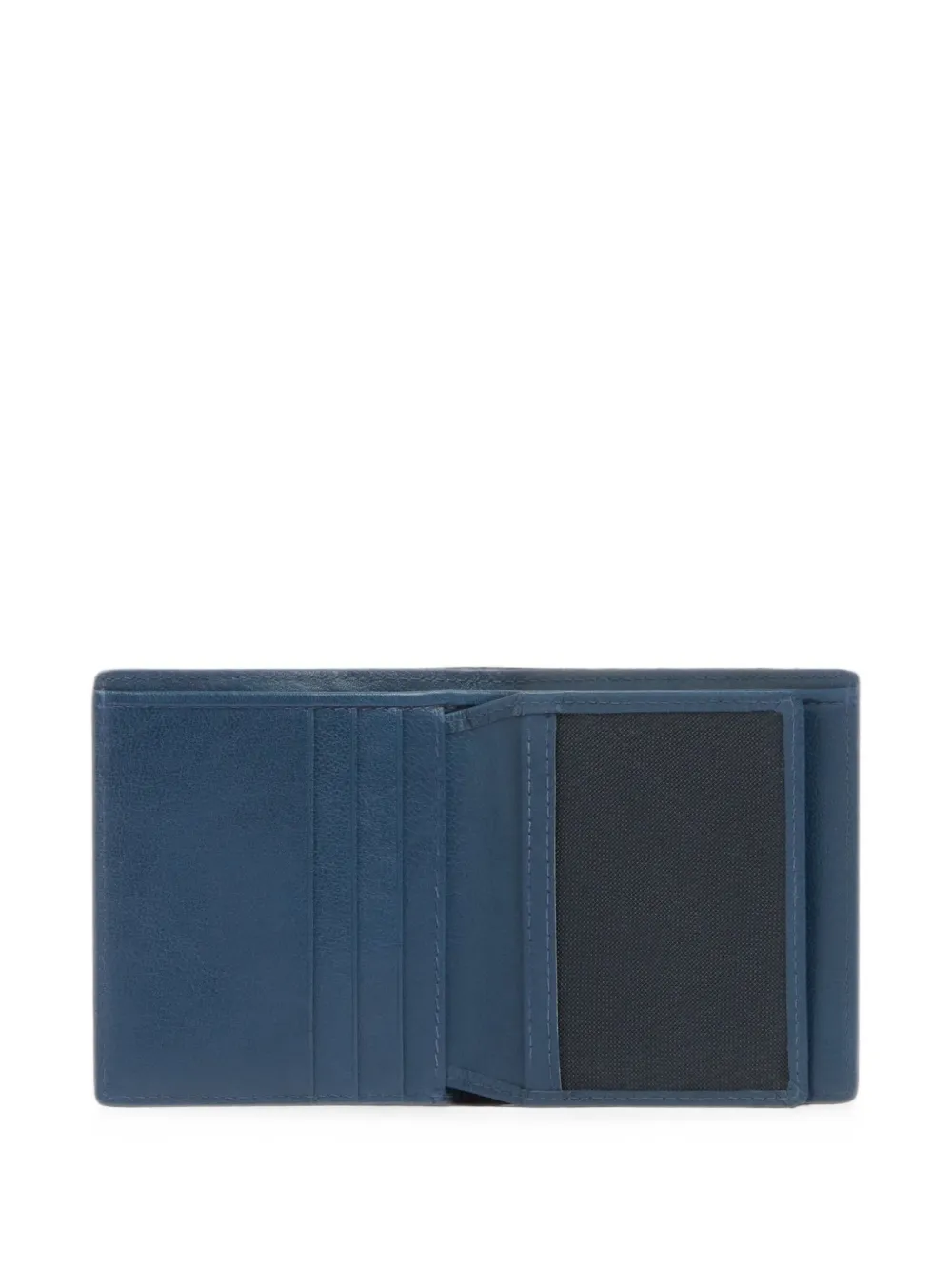 PIQUADRO Portemonnee met logoplakkaat Blauw