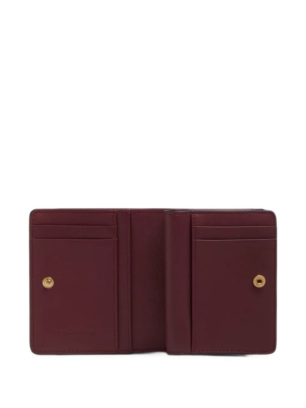 PIQUADRO Leren portemonnee Rood
