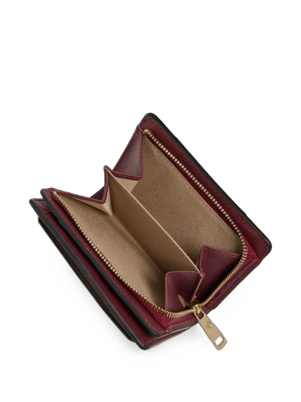 PIQUADRO Leren portemonnee Rood