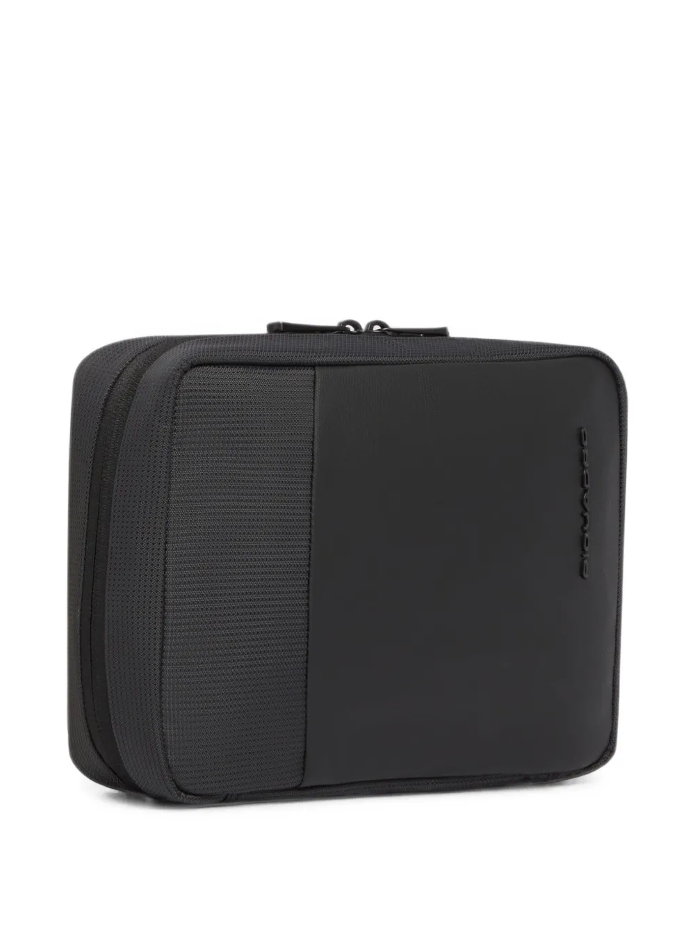 PIQUADRO Clutch met logoprint Zwart