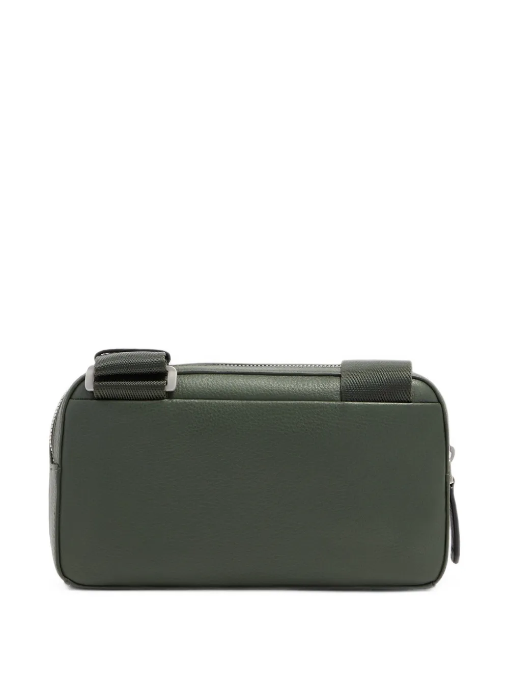 PIQUADRO Clutch van bewerkt leer met logo-plakkaat Groen